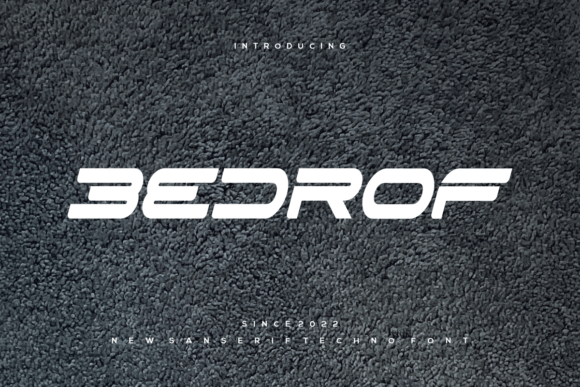 Bedrof: A Display Font That Elevates Your Small Business Brand