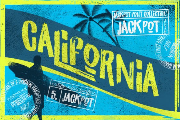 California Jackpot: A Display Font That Speaks With Warmth and Energy