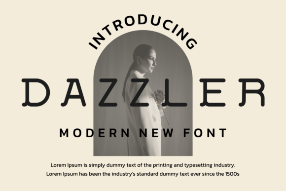 Dazzler: A Modern Display Font for Digital Design