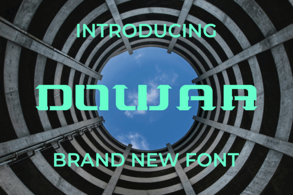 Dowar: A Bold Display Font for Editorial Impact