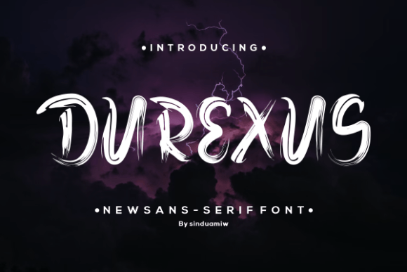 Durexus: A Display Font That Makes Your Campaigns Instantly Heard