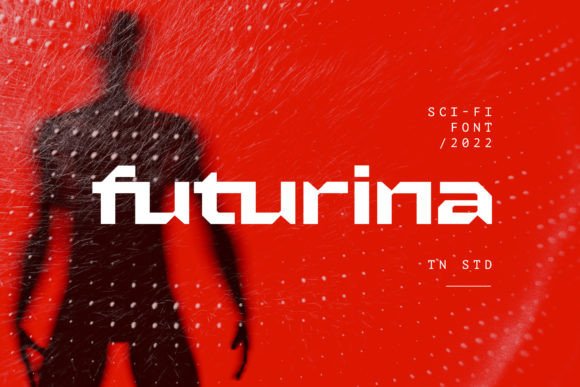 Futurina: A Bold Display Font for Sci-Fi Edge & Retro Charm