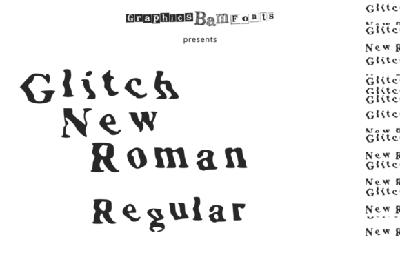 Glitch New Roman Regular: A Display Font That Actually Delivers