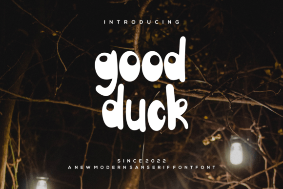 Goodduck: A Playful Display Font That Makes Your Brand Feel Instantly Polished