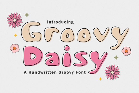 Groovy Daisy: A Playful Display Font for Vintage-Inspired Web Design