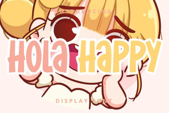 Hola Happy: A Playful Display Font That Makes Your Brand Shine