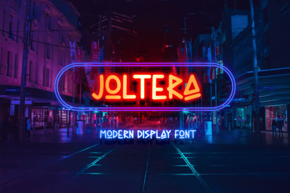 Joltera: A Bold Display Font That Builds Brand Trust