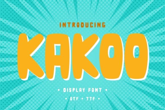 Kakoo Display Font for Handmade Labels & Printables