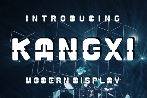 Kangxi: A Futuristic Display Font That Elevates Handmade Design