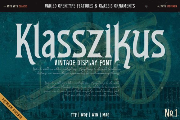 Klasszikus: A Display Font That Earns Its Place