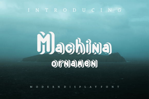 Machina Ornamen: A Display Font That Elevates Editorial Design
