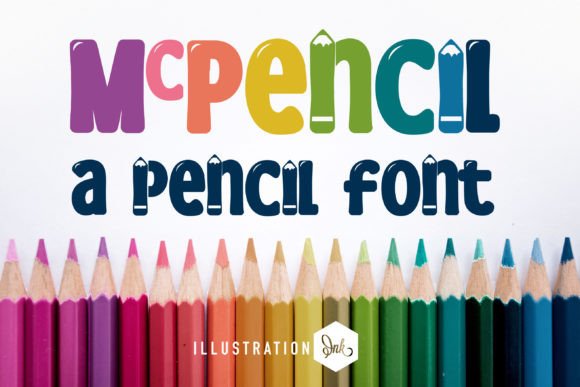 Mcpencil: A Hand-Drawn Display Font with Real Grit
