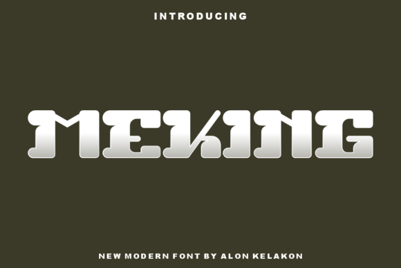 Meking: A Modern Display Font for Scroll-Stopping Campaigns