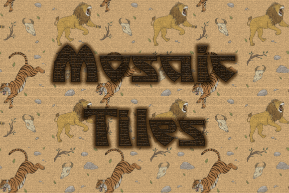 Mosaic Tiles: A Display Font That Makes Your Headlines Pop
