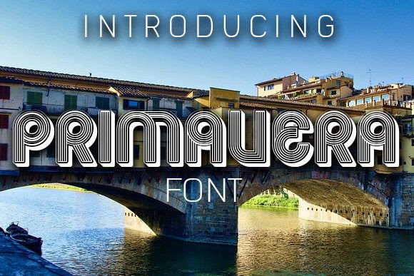 Primavera: A Retro Display Font That Strengthens Your Brand
