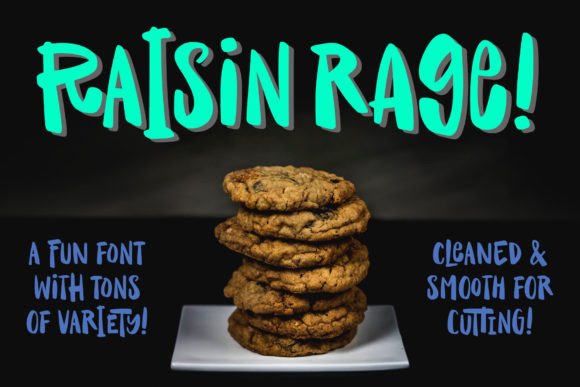 Raisin Rage: A Display Font That Makes Your Headlines Feel Alive