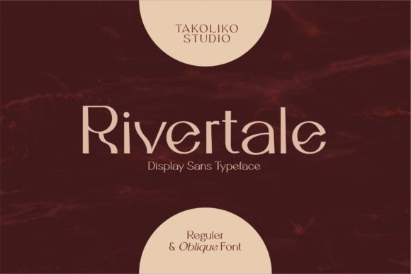 Rivertale: A Display Font That Brings Flow and Trust to Your Brand