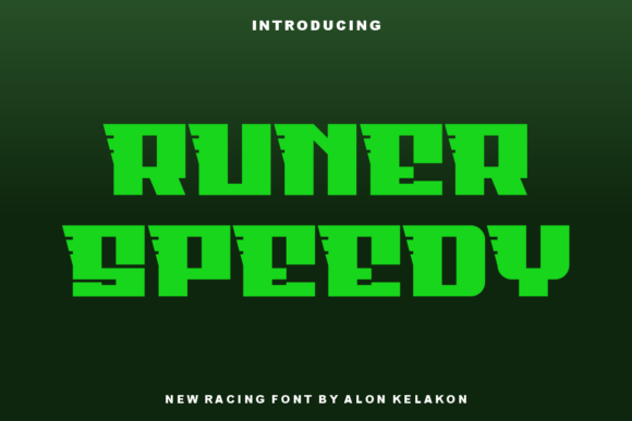 Runer Speedy: A Bold Display Font That Makes Handmade Labels Shine