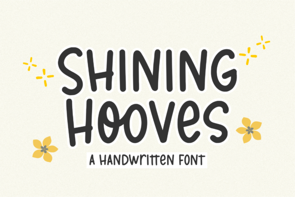 Shining Hooves: A Playful Display Font That Lifts Brand Identity