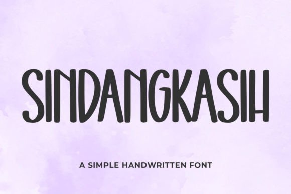 Sindangkasih: A Handwritten Display Font That Feels Like a Design Win
