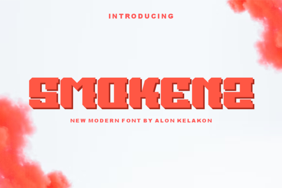 Smokenz: A Bold Display Font for Handmade Labels & Craft Branding