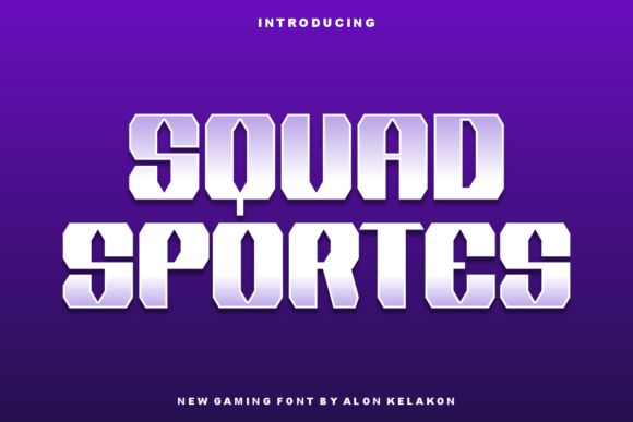 Squad Sportes: A Modern Display Font for Thoughtful Design