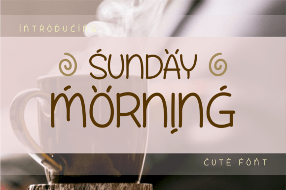 Sunday Morning Font: A Warm, Handcrafted Display Typeface