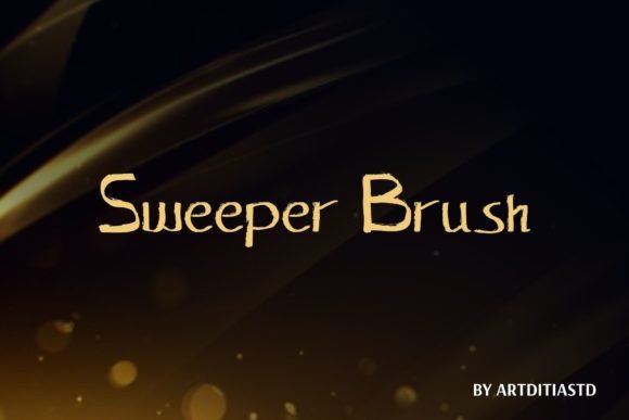 Sweeper Brush: A Whimsical Display Font That Delivers Personality