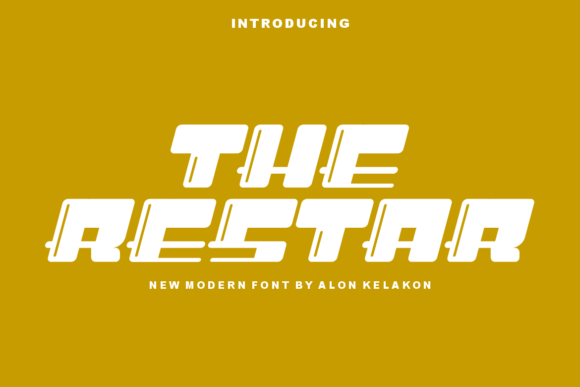 The Restar Display Font for Bold Campaign Headlines