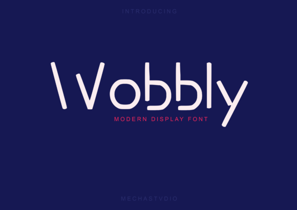Wobbly: A Refreshingly Playful Display Font for Creative Brands